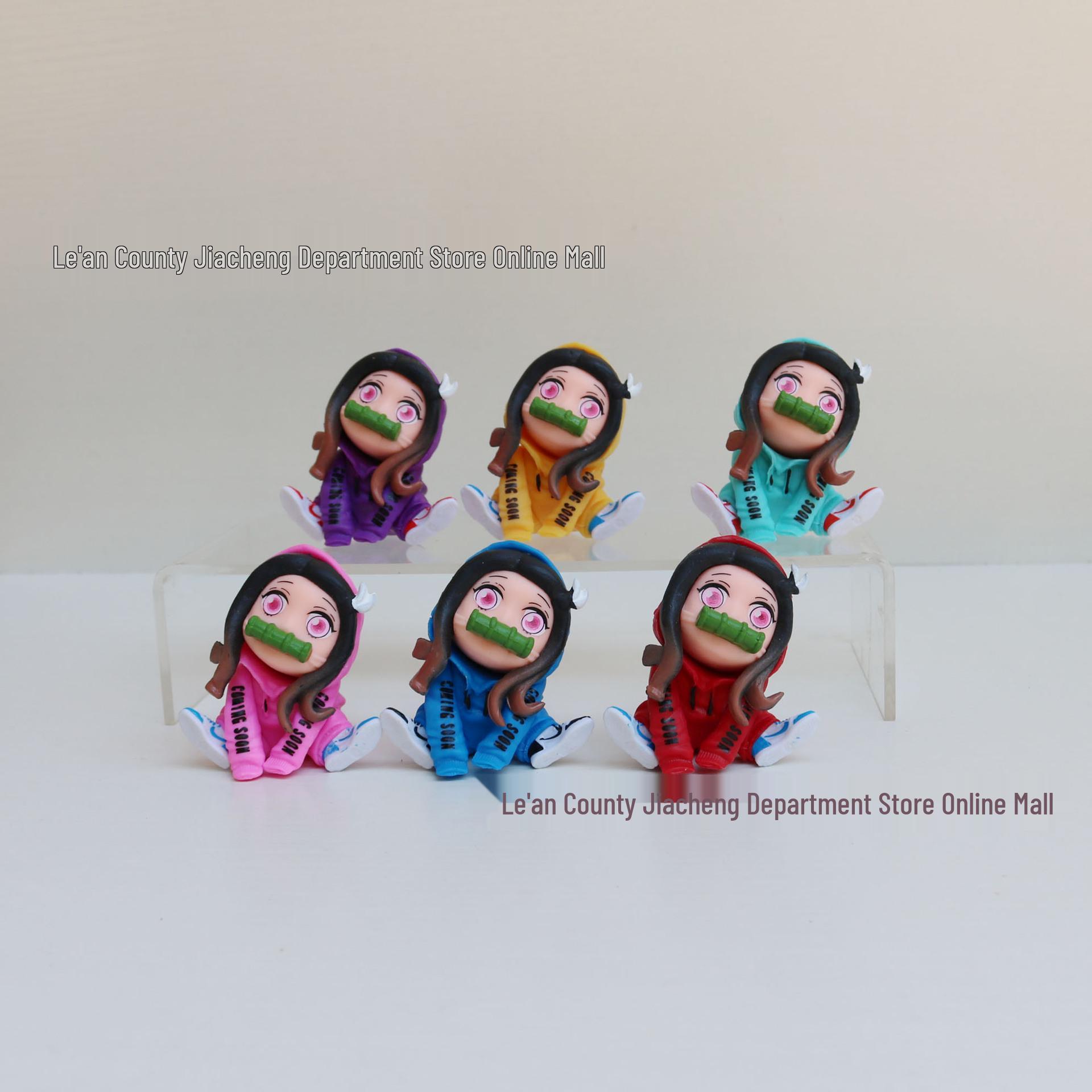 Trendy Demon Slayer Graduation Gifts: Creative Car Ornaments & Figurines 5cm