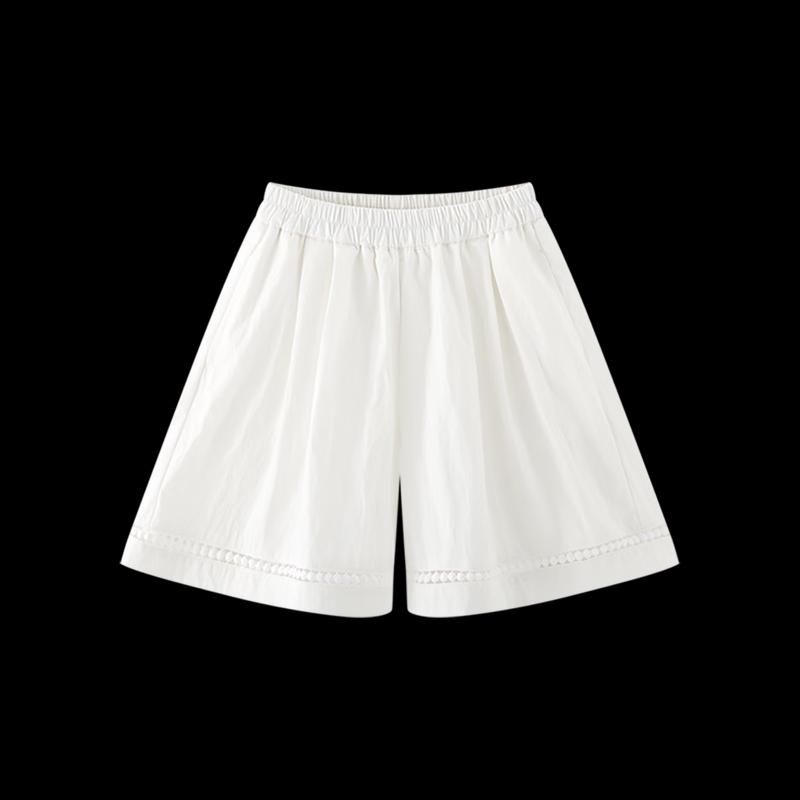 Girls' Casual Cotton Blend Summer Shorts