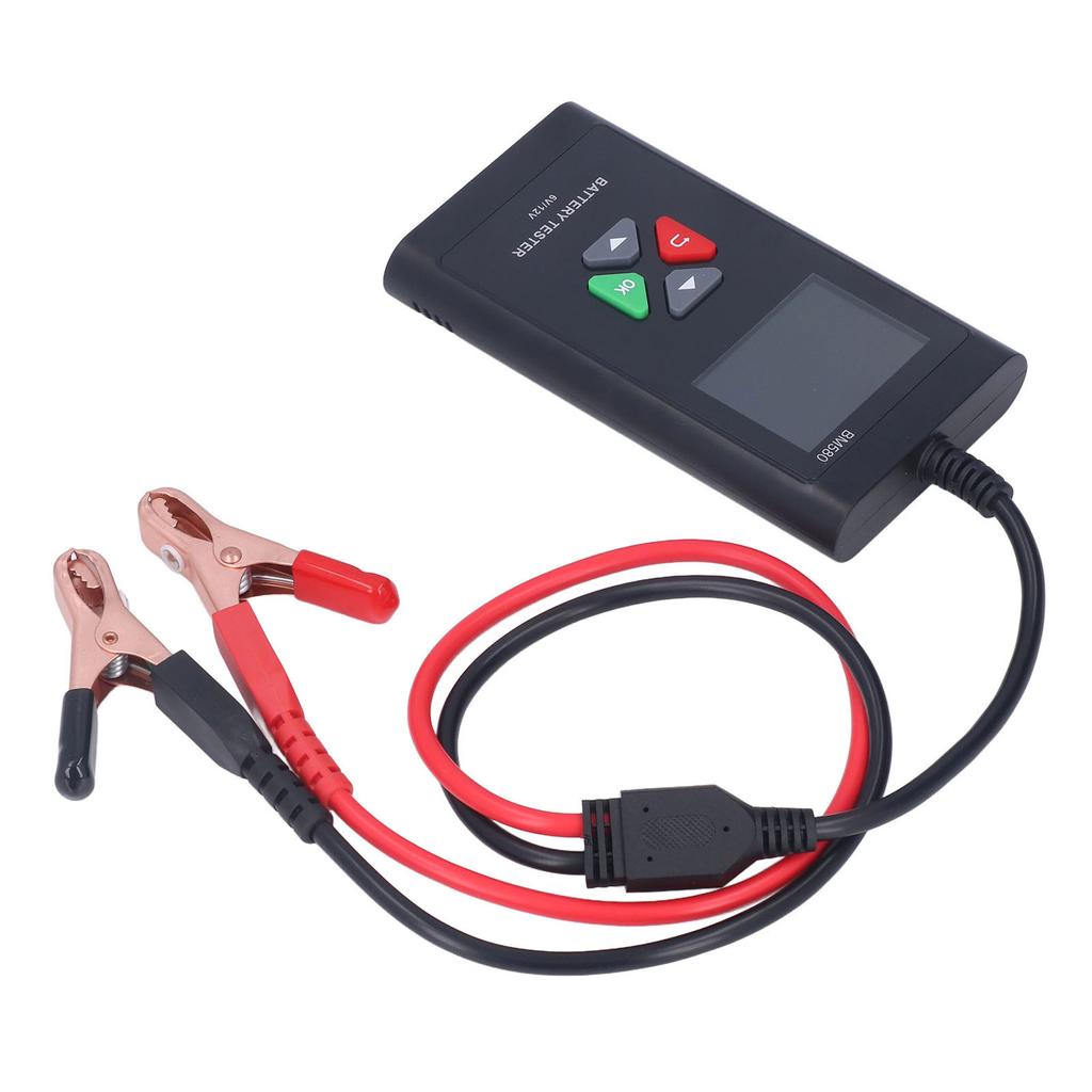 Battery Tester Portable 6V 12V Industrial Automobile Battery Analyzer with 2.4in TFT Color Screen