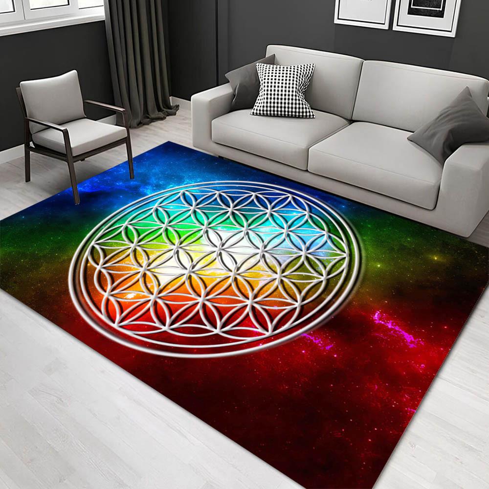 

1pc 2161384530 Pattern Carpet, Area Rug For Living Room Bedroom Room Bed Chair Laundry Entryway Corridor Yard Non-slip Outdoor Camping Rug F 60cm by 90cm
