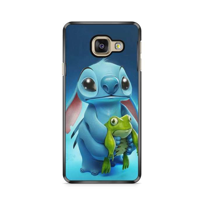 Coque de téléphone - COQUE EN FOLIE - Samsung Galaxy A3 2017 - Silicone - Design Stitch - Résistante nero