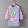 Children's Waterproof Art Smock with Logo - Reversible Apron for Painting and Eating  