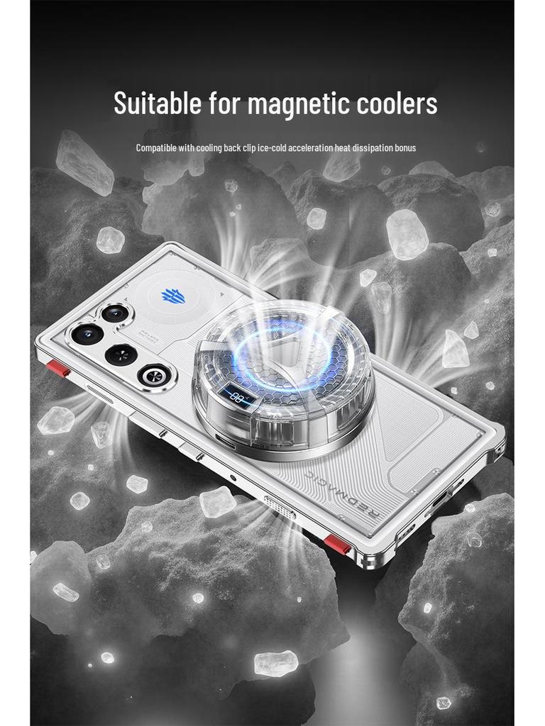 Red Magic 11 Pro Metallrahmen Snap-On Anti-Drop Kühlendes Handyhülle
