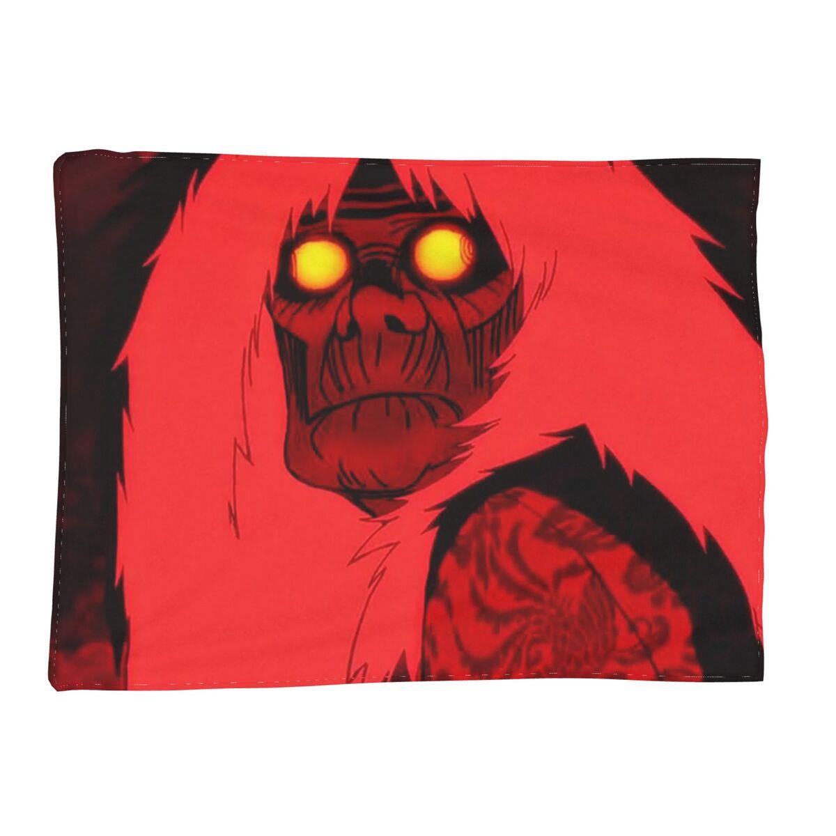 Dandadan Anime Eyes W Kaji Manga Blanket Soft Warm Flannel Throw Blanket Bedding for Bed Living room Picnic Travel Home Sofa 80x120cm