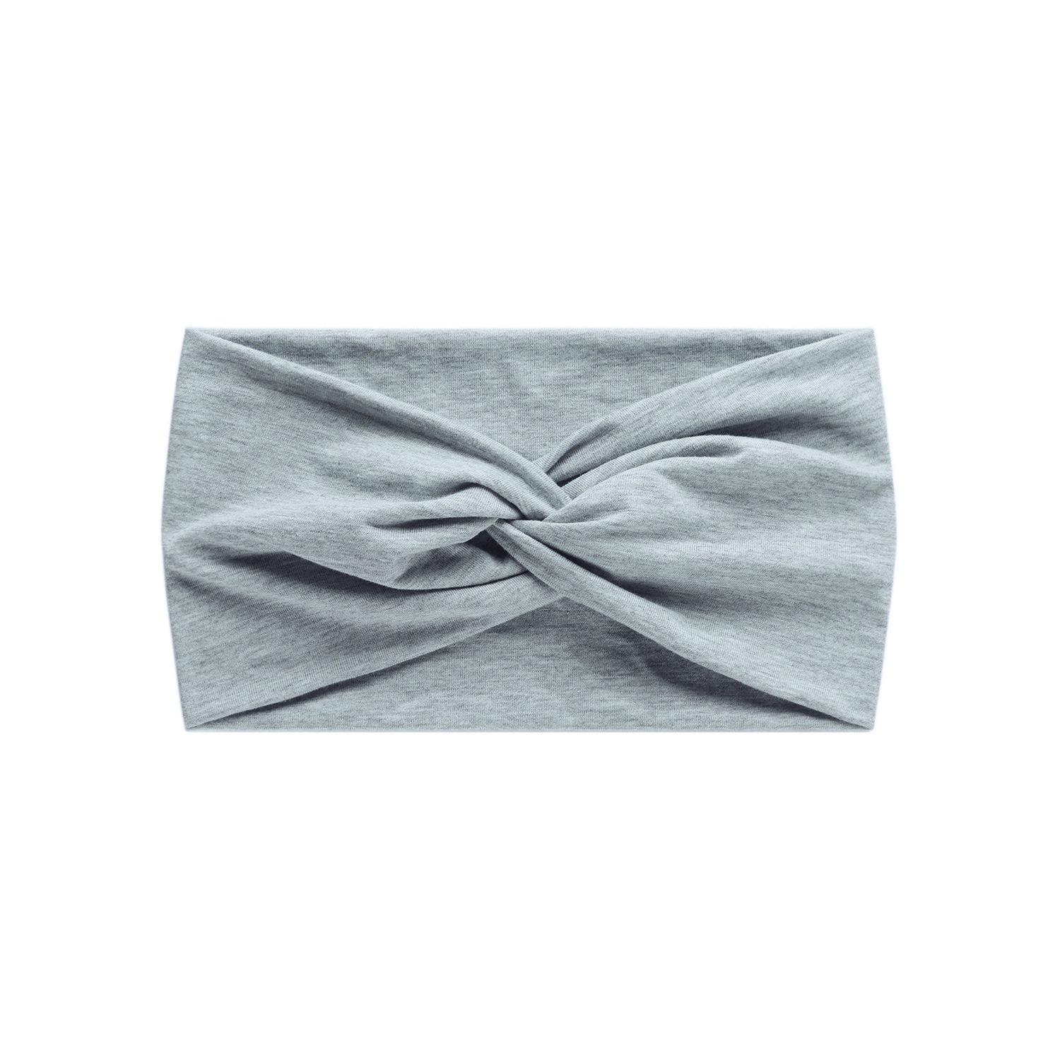 

15 см кросс-йога спортивная повязка на голову однотонная впитывающая пот и антиперспирантная повязка на голову для бега фитнеса женские аксессуары для волос 1pcs