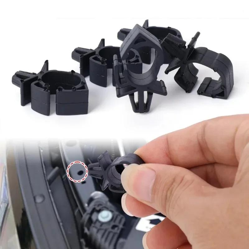 Car Wiring Harness Fastener Route Fixed Retainer Clip Corrugated Pipe Tie Wrap Cable Clamp Oil Tube Beam Line Hose Bracket