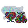 Holographic Butterfly Earrings Silicone Mold Ear Drops Crystal Epoxy Resin Mould DIY Ear Rings Jewelry Making Tools