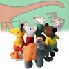 Handcrafted Maisy Mouse Plush Toy Set Featuring Adorable Crocodile Elephant Squirrel And Yellow Bird For Kids And Collectors
