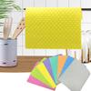 10Pcs Reusable Dishcloths Eco-Friendly Wood Pulp Sponge Dish Cloth Kitchen Cleaning Towels Cloths Household Cleaning Products