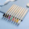 10pcs Adult Box Bamboo Toothbrush Bamboo Charcoal Soft Hair Toothbrush Degradable and Reusable Disposable for  Use
