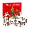 Christmas Advent Calendar 2025 24-Day Countdown Holiday Decoration Horse Farm Animal Play Ornament Set