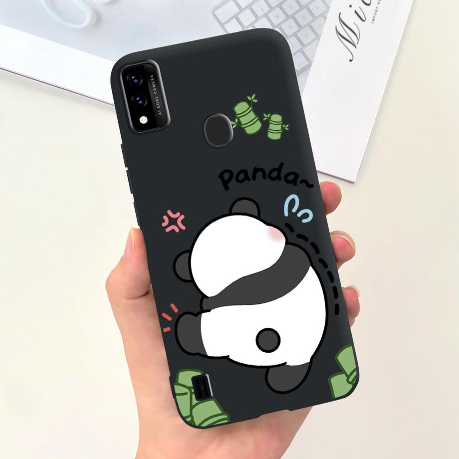 For ZTE Blade A51 A71 2020 Phone Case ZTE Blade A7020 A7s Back Cover Stylish Pattern Soft Silicone TPU Coque Funda Panda Housing