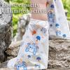 High Top Design Shoe Covers Disposable Water Resistant Boot Covers Overshoes Shoe Protectors Thickened Rain Shoes