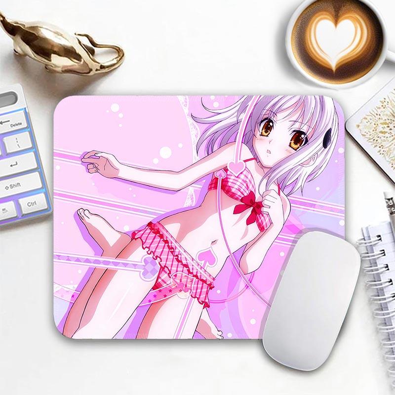 Anime Mouse Pad Small Gaming Mousepad DxD Hero Toujou Koneko Gamer Standard HD MousePads PC Compact Non-Slip Office Mousemat