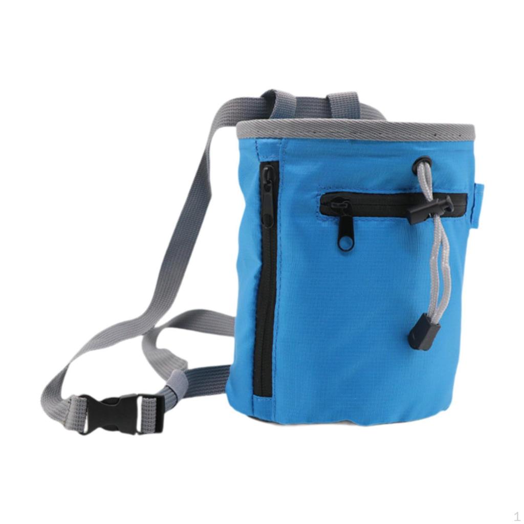 Chalk Bag Carrier Practical Storage Pouch Adjustable Waist Belt for Gymnastics Workout Gym