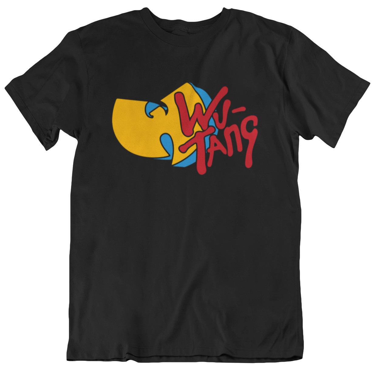 

Пара Мультфильм Симпатичные Мужчины Мягкий Мультфильм Качество Рубашка Wu Tang MTV T Рубашка