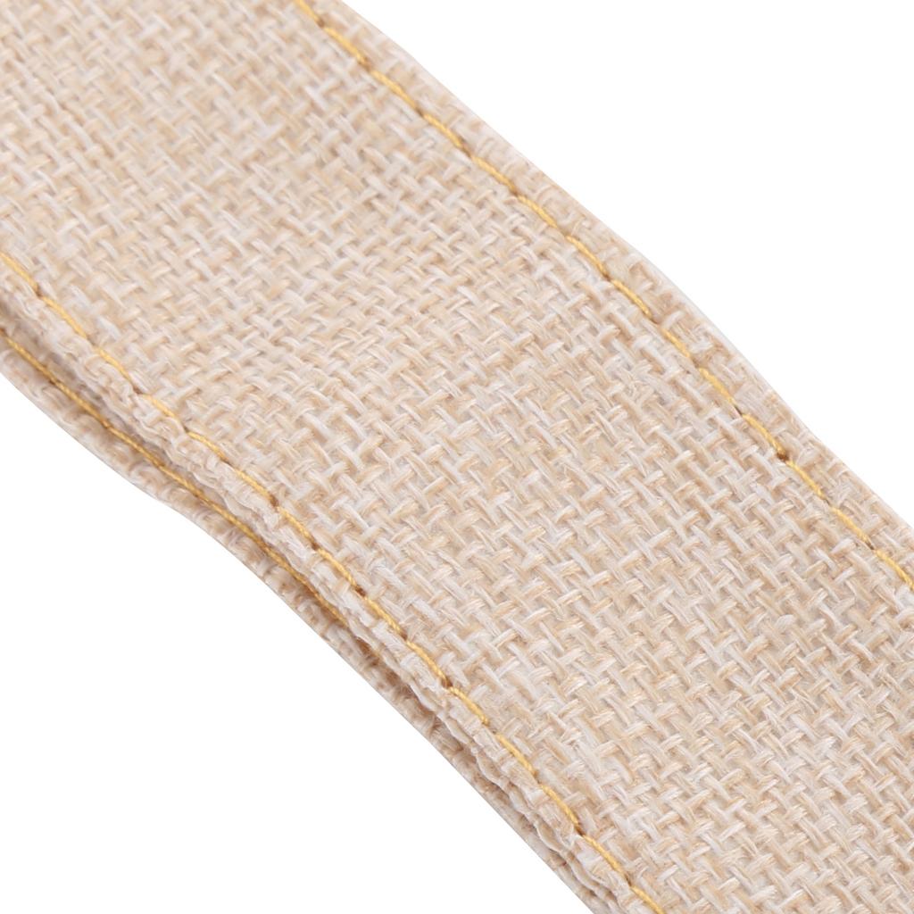 Ukulele Strap Cotton and Linen Belt with Sliding Buckle End Button Accessories