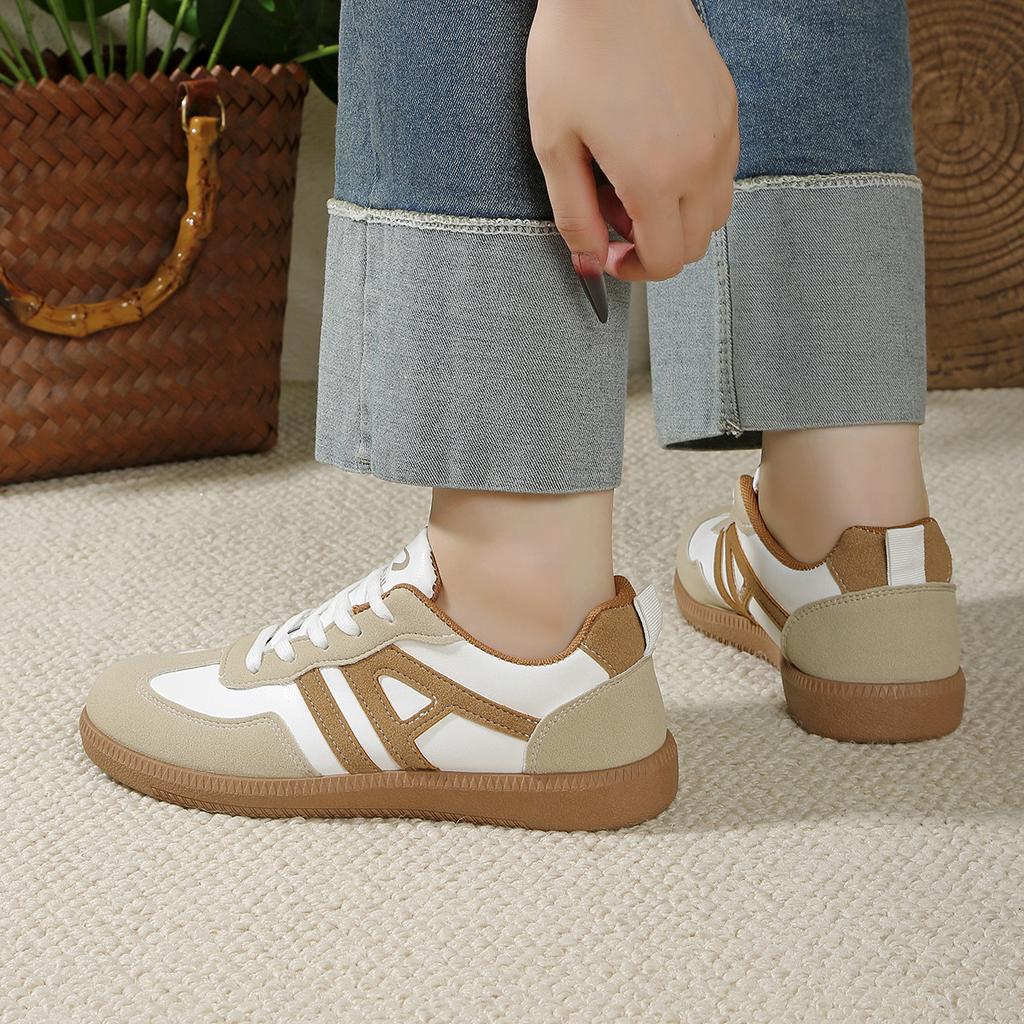 Dexun sports shoes women's shoes 2025 new spring soft-soled lightweight running shoes large size 41 Forrest Gump white shoes