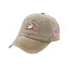 Berretto da Baseball Ricamato Lavato, Berretto da Baseball alla Moda Versatile, Cappello da Sole Casual Sportivo per Esterno Viaggio