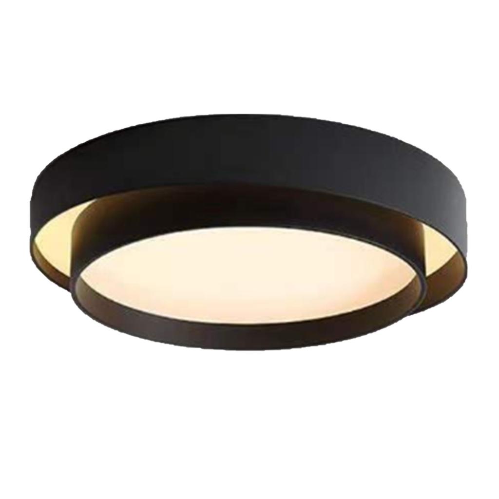 Runde Einbauleuchte Doppelring-Stil Warmes Licht Decke Flur Deckenleuchte Leuchte Auge