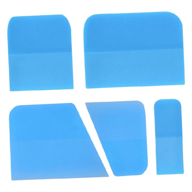5pcs TPU Squeegee Tools Vehicle Maintenance Tool Multipurpose Car Tool for Car Film Installation & Daily Vehicle Care