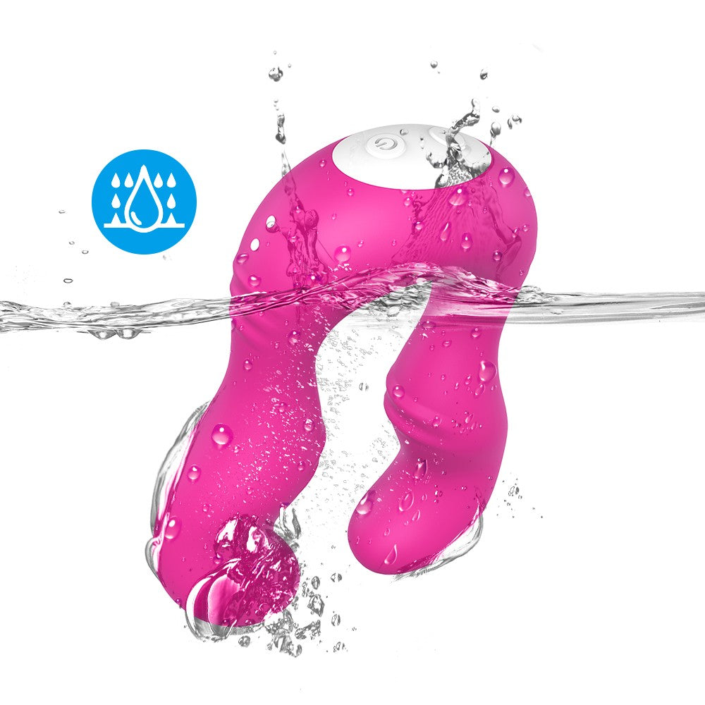 Vibromasseur Rose En Forme De U Double Tête Stimulateur Point G Usk V07 Pnk