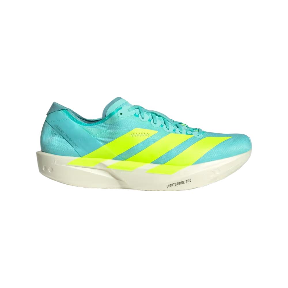 Adidas Adizero Takumi Sen 11 Fashion Comfortable Trendy Minimalist Shock Absorption Low Top Running Shoes Men Running Shoes Blue Yellow JQ2813