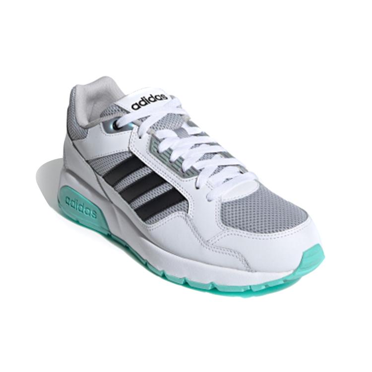 Adidas Run 90s 'White Green' (Unisex) White / Black / Grey / Green Running Shoes FZ1714