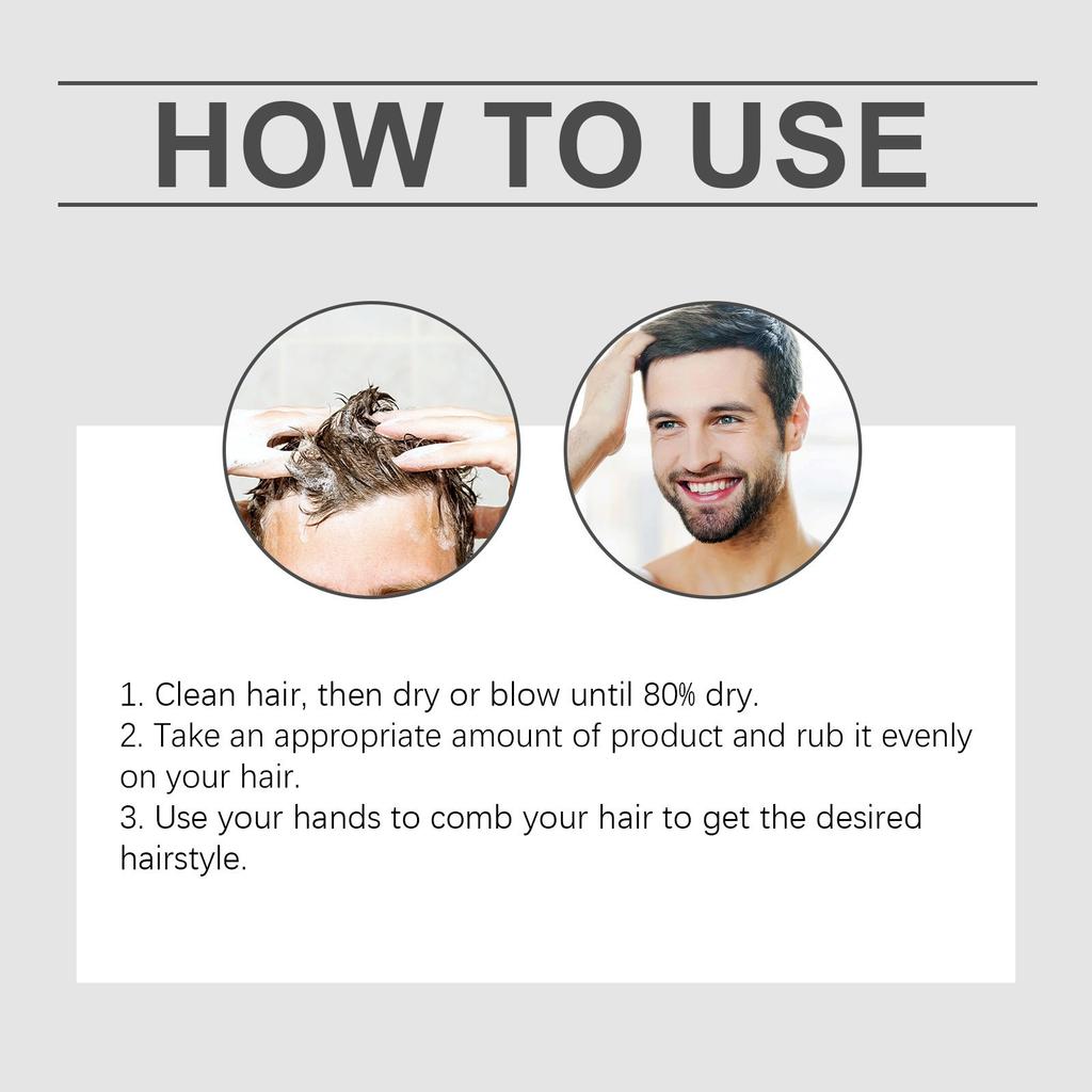 Hair Wax To Set Hair Refreshing Curl Styling Cream, Can Nourish Hair And Increase Its Elasticity.