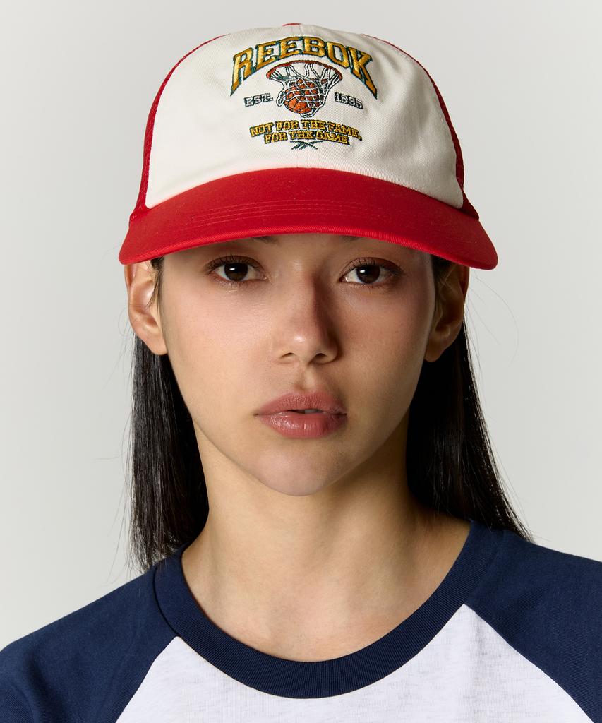 Reebok Basketball Trucker Cap - Red