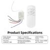 220V 1/2/3 Channel Wireless Remote Control Switch Digital Remote Control Switch for Lamp Light Controller Supplies