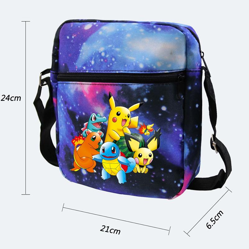 Backpack Teen Student School Bag Three-piece Pencil Case Crossbody Bag