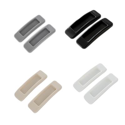 Lot de 4 paires de poignées de porte coulissantes en plastique robustes et anti-perforation pour cuisine