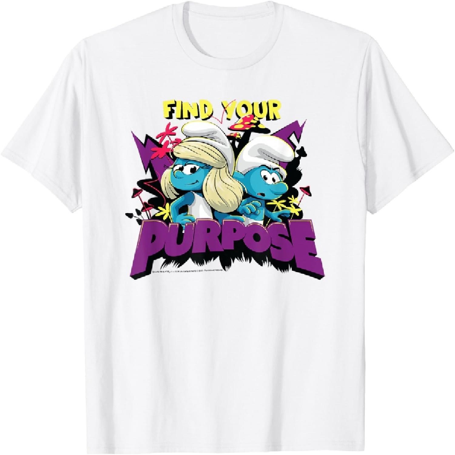 The Smurfs Movie Find Your Purpose Exploring Nature Duo T-Shirt XXXXXL белый
