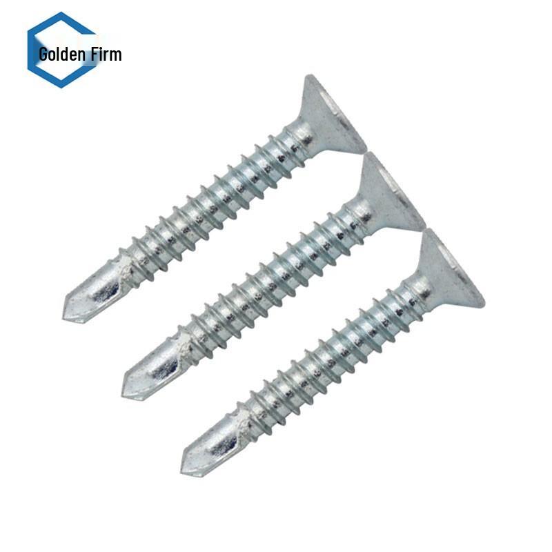Galvanized Phillips Flat Head Self-Drilling Screws