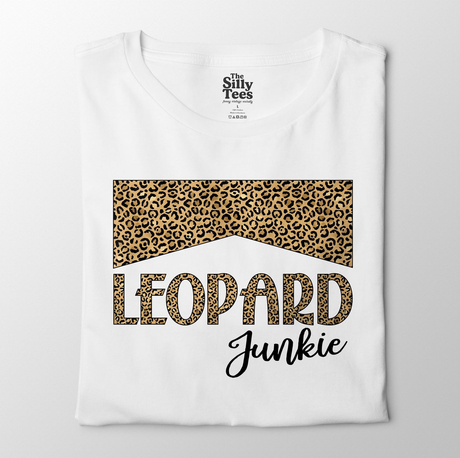 Leopard Print T-Shirt: Bold Cheetah Style, Trendy Graphic Tee S
