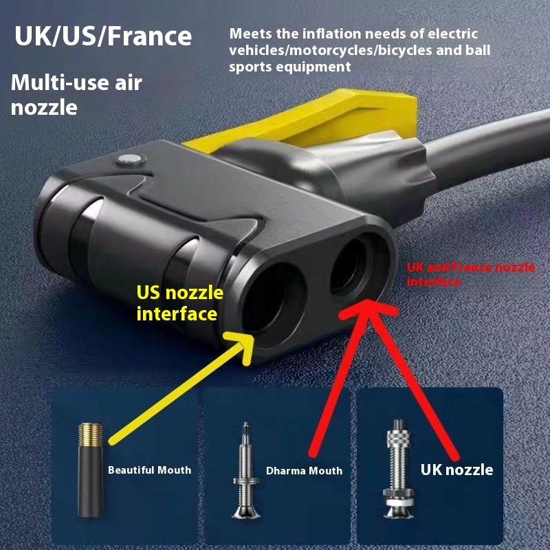 Pompă Bicicletă Presiune Înaltă Portabilă Mică de Uz Casnic Electrică Motocicletă Mașină cu Baterie Mașină Tub Baschet Pompă Inflatabilă