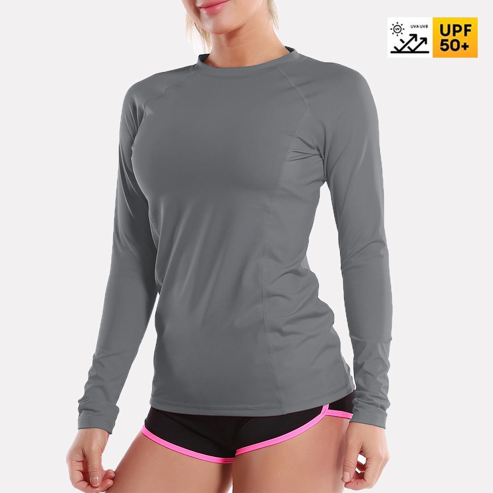 BUBBLELIME Marine Upf50+ Line Long Sleeve Rash Guard Swimsuit_F02 (C Type)