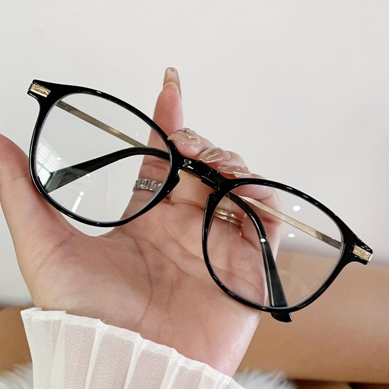 1Pc New Ultra Light Metal Glasses With Day And Night Dual-Use Lenses Anti Blue Light Glasses For Women Uv Resistant Sunglasses