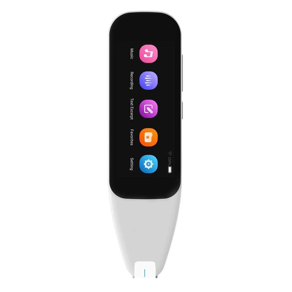 Penna Per Scanner Intelligente Traduttore Di Lingue Dizionario Elettronico Penna Per Scansione Per L'apprendimento 'inglese Con Alloggiamento In ABS Per Batteria Integrata Per