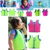 High Buoyancy Kids Swimming Vest With Waterproof Zipper And Adjustable Belt