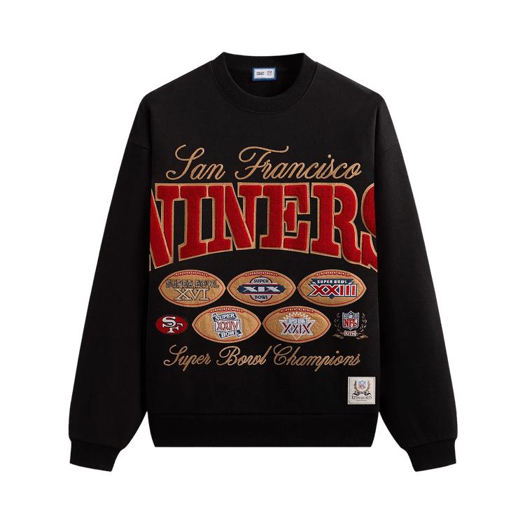 

Kith Для НФЛ Сан-Франциско 49ерс Винтажный свитшот Черный Мужские топы KHM033963-001 M