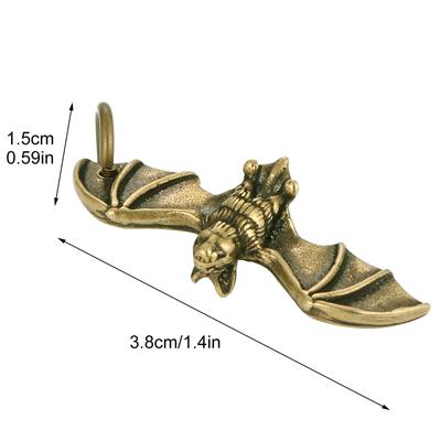 4g Brass Animals Animal Animals Bat Brass Decoration
