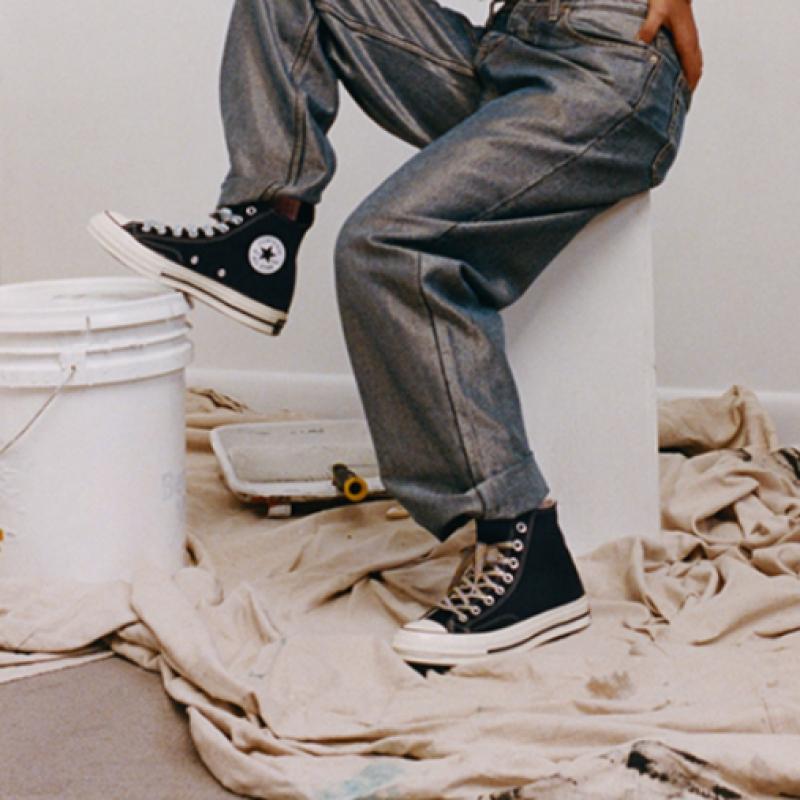 Converse Chuck Taylor 1970 Vintage Canvas Black 162058c