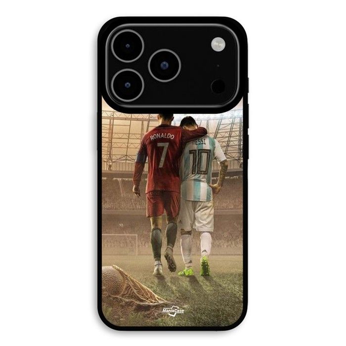 Coque Pour iPhone 17 Pro Cristiano Ronaldo Messi Goat Maniacase