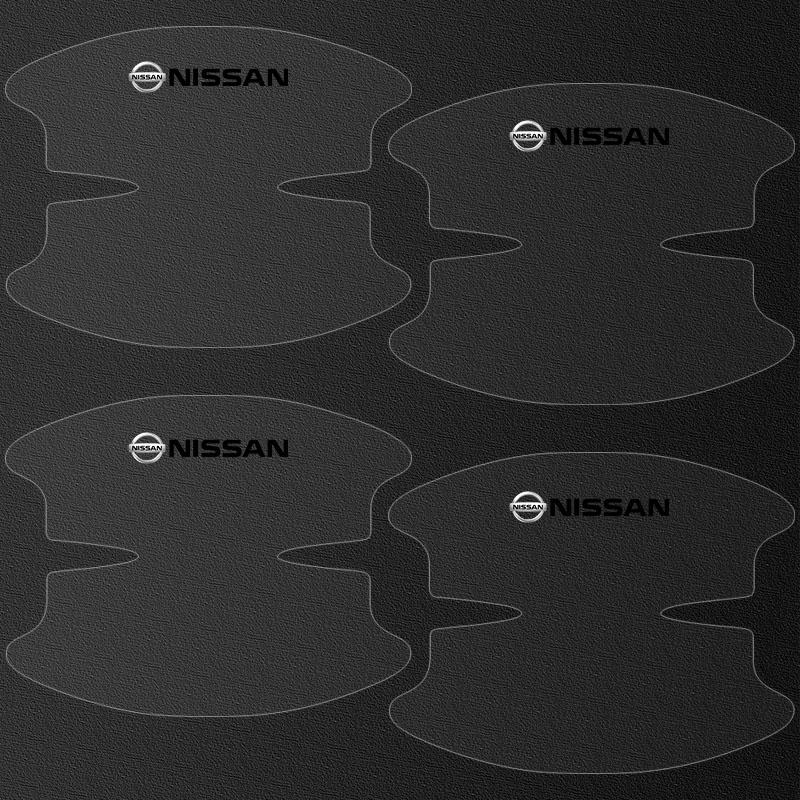 8Pcs Transparent Car Door Handle Bowl Anti Scratch Protective 3D Sticker For Nissan Nismo DAYZ Livina Roox Sentra Altima Cube Micra Note Skyline
