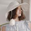 ALLINCOMPLETE Floral Strap Wide Bucket Hat Blue Flower