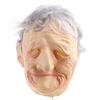 Halloween Old Man Latex Mask Smokingh Grandmothe Home Festival Party