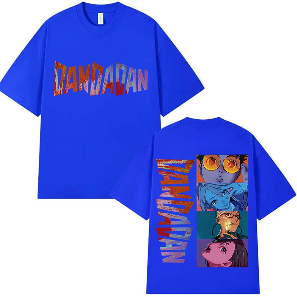 Anime Dandadan Graphic Print Tshirt Men Women Retro ONeck Short Sleeve T Shirt Fashion Harajuku 100 Cotton Tshirt Streetwear