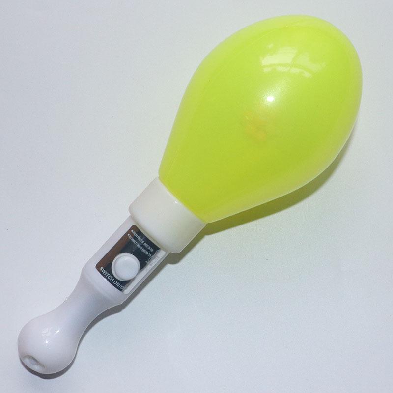 Light-Up Heart & Pentagram Glow Stick with Sound Shaker for Creative Activities